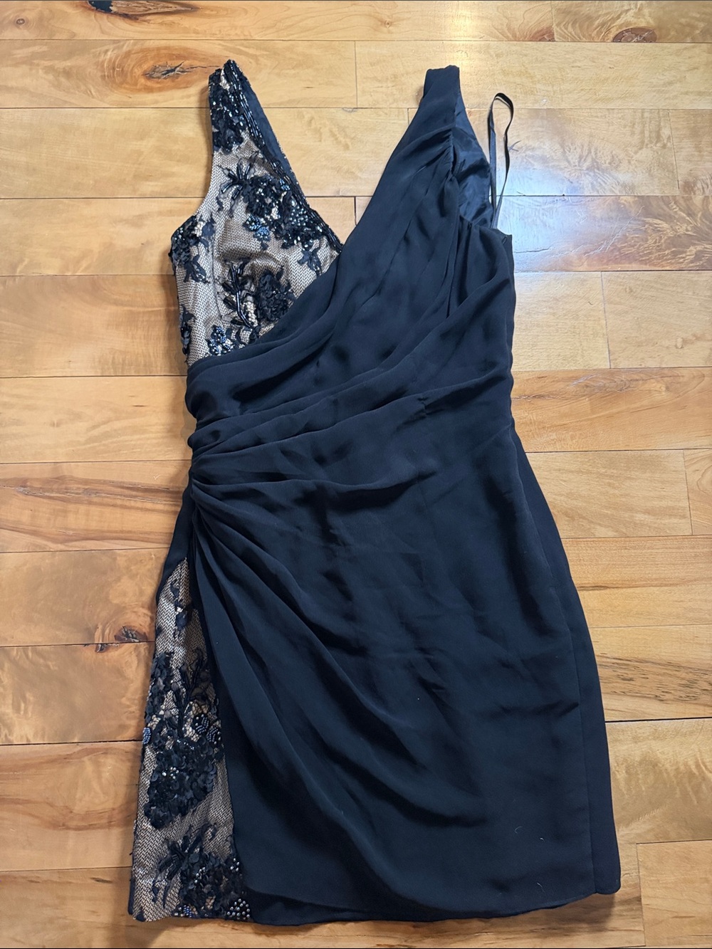 Kate Moss x TopShop Beaded Black Cocktail Dress
